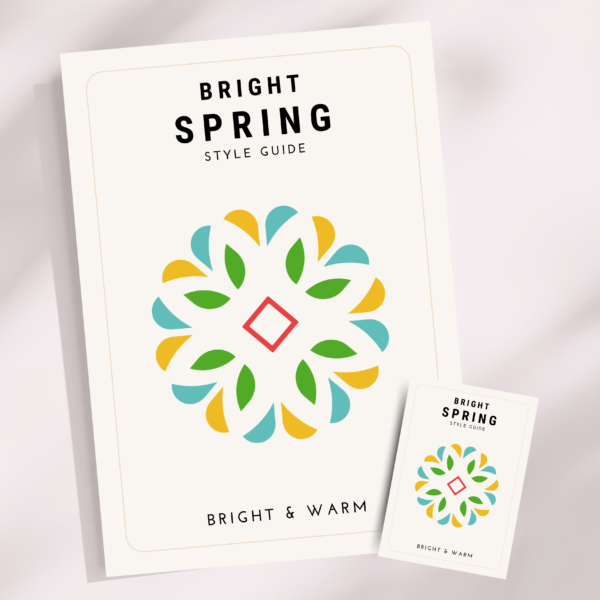 Bright Spring Style Guide en Pocket Guide met een gedetailleerde kleuranalyse en stylingadvies voor Bright Spring types. Dit seizoenstype straalt in heldere en warme kleuren zoals koraalroze, citroengeel en turquoise. Ontdek hoe je kleuren combineert en de perfecte make-up kiest om je sprankelende uitstraling te versterken.