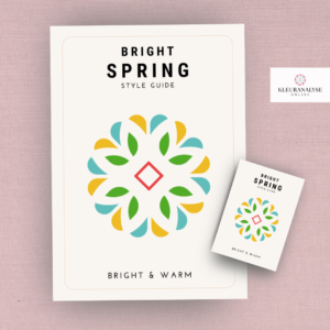 Bright Spring gids en pocket guide met kleuradvies en kledingadvies voor een helder en sprankelend lentetype