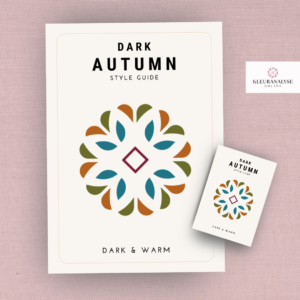 Dark Autumn gids en pocket guide met kleuradvies en kledingadvies voor een diep en warm herfsttype
