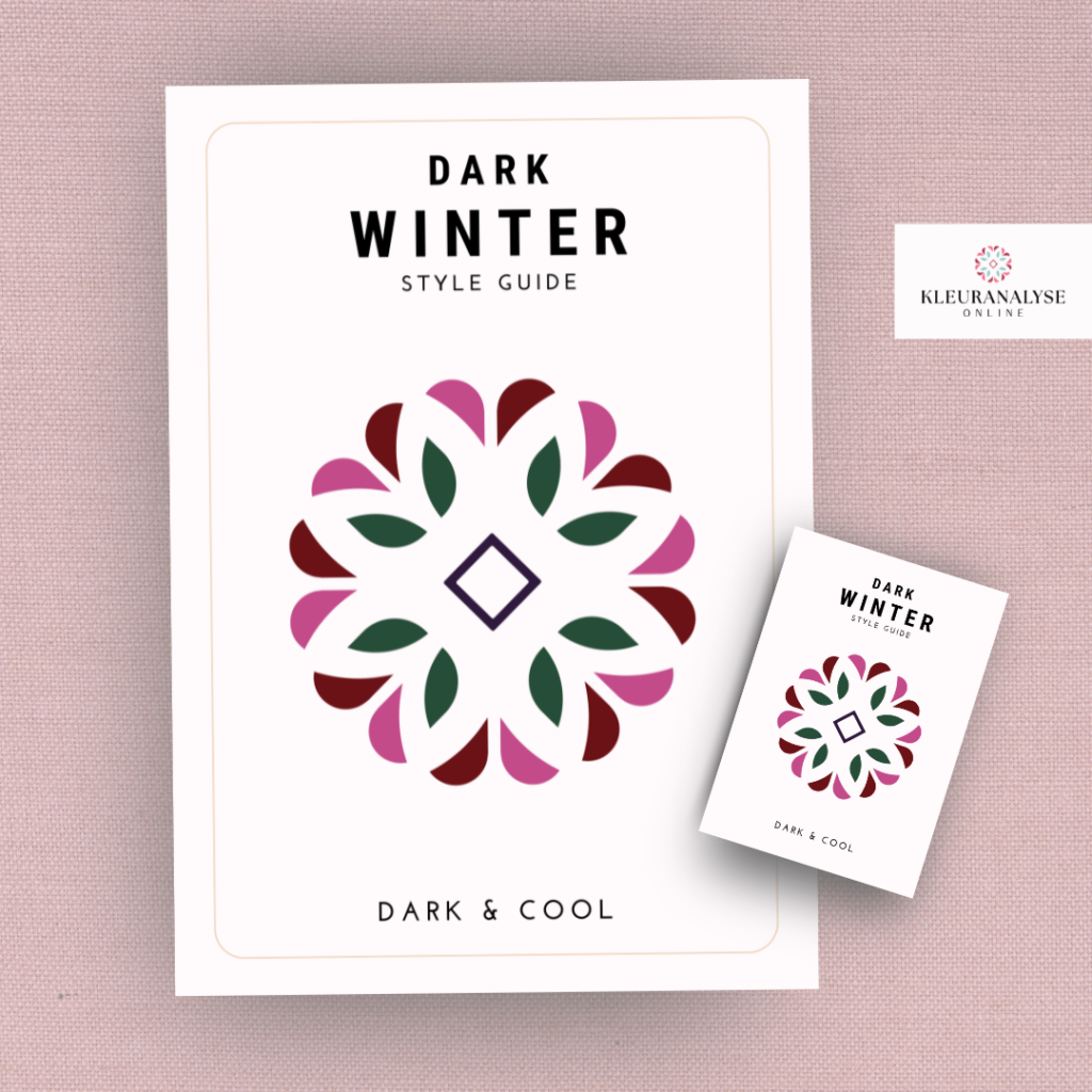 Dark Winter gids en pocket guide met kleuradvies en kledingadvies voor een diep en krachtig wintertype