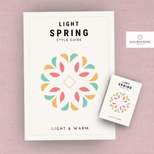 Light Spring gids en pocket guide met kleuradvies en kledingadvies voor een licht en fris lentetype