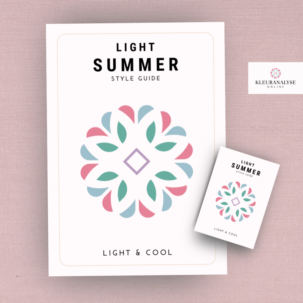 Light Summer gids en pocket guide met kleuradvies en kledingadvies voor een licht en koel zomertype