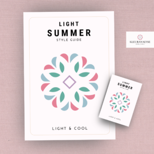 Light Summer gids en pocket guide met kleuradvies en kledingadvies voor een licht en koel zomertype