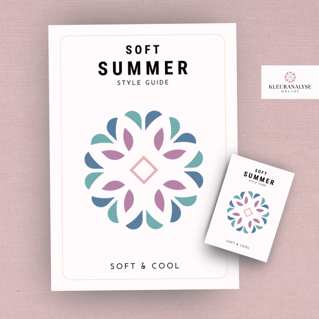 Soft Summer gids en pocket guide met kleuradvies en kledingadvies voor een zacht en gedempt zomertype