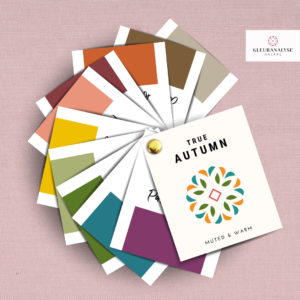 True Autumn kleurenwaaier met 56 kleuren voor een warm en rijk herfsttype