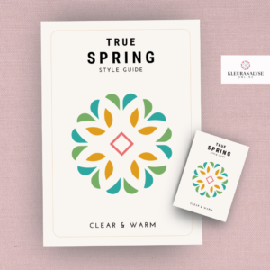 True Spring stijlgids en pocket guide met kleuradvies en kledingadvies voor een warm en helder lentetype