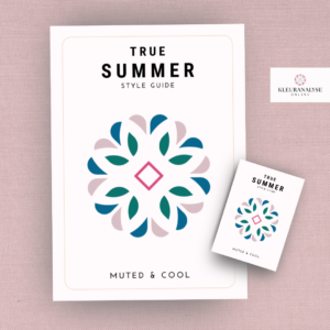 True Summer stijlgids en pocket guide met kleuradvies en kledingadvies voor een koel en zacht zomertype
