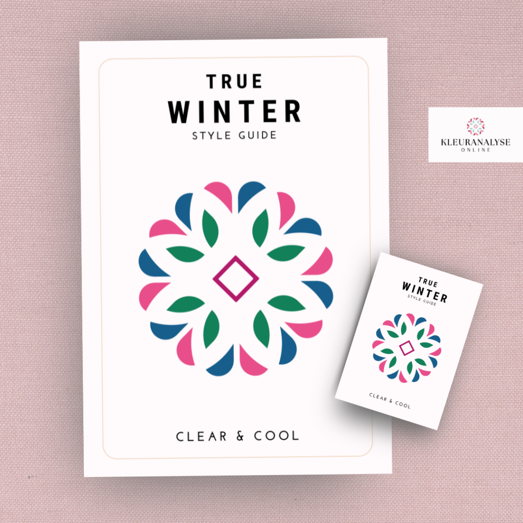 True Winter stijlgids en pocket guide met kleuradvies en kledingadvies voor een koel en intens wintertype