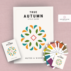 True Autumn kleurpakket met kleurenwaaier, style guide en pocket guide voor een warm en rijk herfsttype