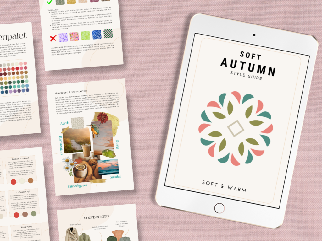 Discover Your Colors kleuranalyse pakket met digitale style guide